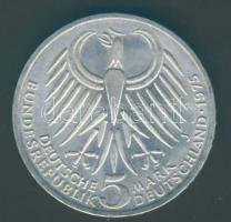 NSZK 1975. 5M Ag "Ebert" T:BU