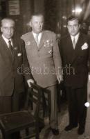 cca 1948 A Honvéd-hét fogadása a Gellért szállóban, főtisztek és politikusok részvételével, 49 db vi...