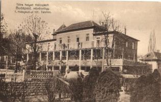 Budapest II. Hűvösvölgy, Hidegkúti út 107. Holtzspach  vendéglő, étterem. Tátra helyett Holzspach! reklám.