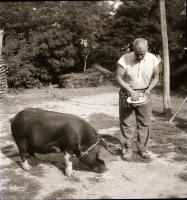 cca 1936 Békéscsaba környéki tanyavilág, Thöresz Dezső (1902-1963) békéscsabai gyógyszerész és fotóm...