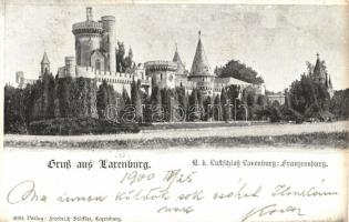 1900 Laxenburg, K. k. Lustschloss Laxenburg: Franzensburg. Verlag Friedrich Stöckler / Franzensburg Castle (EK)