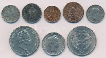 Kolumbia 1881-1971. 1c-5P (8xklf) T:1-,2,2-
Colombia 1881-1971. 1 Centavos - 5 Pesos (8xdiff) C:AU,...