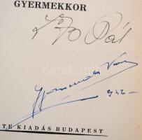 Kassák Lajos: Egy ember élete. Önéletrajz. I-II. rész. 1-8. kötet. (3 kötetbe kötve). 1.: Gyermekkor...