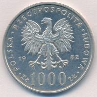 Lengyelország 1982. 1000Zl Ag "II. János Pál Pápa látogatása" T:1-,2
Poland 1982. 1000 Zl...