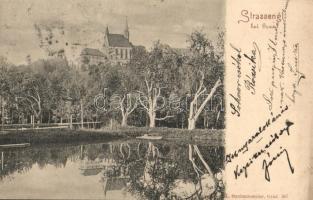 1901 Strassengel bei Graz, Wallfahrtskirche / pilgrimage church. L. Strohschneider (tiny tear)