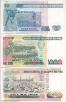 Peru 1987. 10I + 1988. 1000I + 1989. 100.000I T:I
Peru 1987. 10 Intis + 1988. 1000 Intis + 1989. 10...