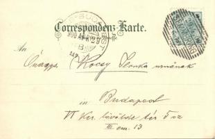 1900 Semmering, Hotel Panhans. Verlag v. Regel & Krug, Vertreter Hans Nachbargauer