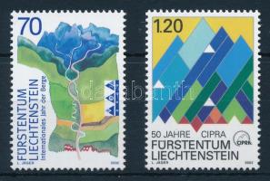 The International Year of Mountains, 50th anniversary of CIPRA set, A hegyek nemzetközi éve, 50 éves a CIPRA sor