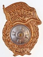 Szovjetunió ~1960-1970. "Szovjet Gárda jelvény" aranyozott, zománcozott fém jelvény csavar...