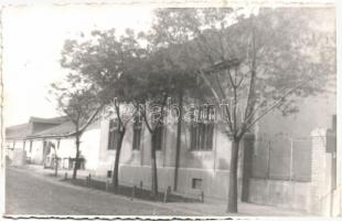 1943 Szabadka, Subotica; Utcarészlet, Lutz Károly foto-optika felvétele / street, photo (EK)