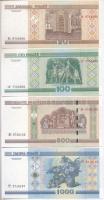 Fehéroroszország 2000. 20R + 100R + 500R + 1000R T:I Belarus 2000. 20 Rublei + 100 Rublei + 500 Rublei + 1000 Rublei C:UNC