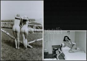 cca 1979 A női titkok feltárulnak, szolidan erotikus felvételek, 10 db vintage negatív (24x36 mm) + ...