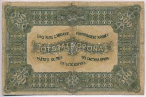 1920. 500K "Orell Füssli Zürich" T:III-,IV ragasztott 
Adamo K331