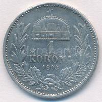 1893KB 1K Ag "Ferenc József" T:2,2-