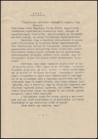 cca 1930-1940 Kivonat a szolgálati szabályzatból. Benne eskü szöveggel Horthy Miklósnak, 12 sztl. le...