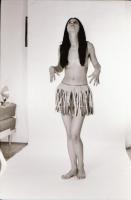 cca 1978 Fiatalkori emlékek, szolidan erotikus felvételek, 7 db vintage negatív (24x36 mm) + 4 db ma...