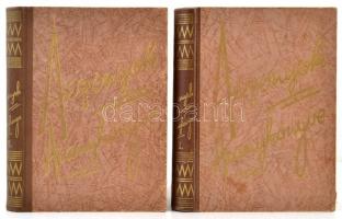Asszonyok aranykönyve I-II. kötet. Bp., é.n.,Tündérujjak. Kiadói aranyozott félvászon-kötés, kopott ...