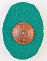 ~1970. "Kiváló Határőr" aranyozott, zománcozott jelvény (45x33mm) T:2