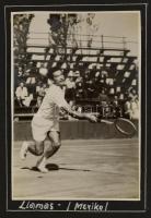 1958 Nemzetközi tenisz versenyről készült fotóalbum (Lengyelország), magyar résztvevőkkel (Bardoczy,...