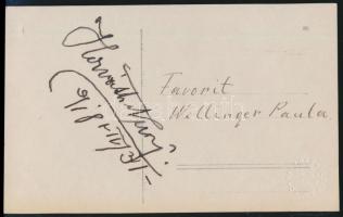 Horváth Nusy színésznő aláírt fotója 9x14 cm