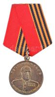 Oroszország 1994. Zsukov Érem sárgaréz kitüntetés mellszalaggal T:1- Russia 1994. Medal of Zhukov brass decoration with ribbon C:AU