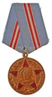 Szovjetunió 1968. 50 éves a Szovjet Fegyveres Erők sárgaréz kitüntetés mellszalagon T:2 Soviet Union 1968. 50 Years of the Armed Forces of the USSR brass medal with ribbon C:XF