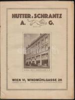 cca 1910 Hutter és Schrantz drótárú és kerítés katalógus, sok képpel / Fence catalogue with many ima...