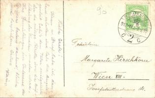 1912 Szombathely, Lovassági laktanya huszárokkal. photo (EK)