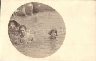 ~1910 Keszthely, fürdőző nők. photo