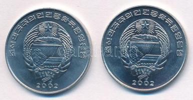 Észak-Korea 2002. 1/2c Al "Kanadai vadjuh" + 1/2c Al "Víziló" T:1 
North Korea ...