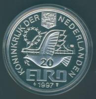 Hollandia 1997. 20€ Ag "P.C.Hoft" T:PL Tanúsítvánnyal!