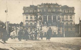 1916 Budapest I., IV. Károly király és Zita királyné koronázása a budai várban (EB)