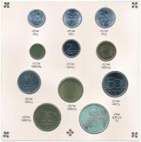 1993. 10f-200Ft (11xklf) forgalmi sor dísztokban, benne 200Ft Ag "MNB" T:BU patina 
Adamo...