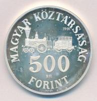 1991. 500Ft Ag "Széchenyi István" tanúsítvánnyal T:1 (eredetileg PP) 
Adamo EM122