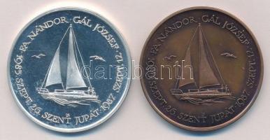 Lapis András (1942-) 1987. "MÉE Székesfehérvár - A magyarhoni vitorláshajózók első földkörüli ú...