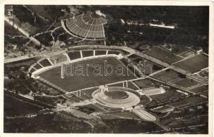 Berlin, Reichssportfeld mit Dietrich-Eckardt-Bühne / Olympic Stadium + 1936 Rechssportfeld So. Stpl. (EK)