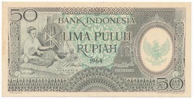 Indonézia 1964. 50R T:I,I- Indonesia 1964. 50 Rupiah C:UNC,AU