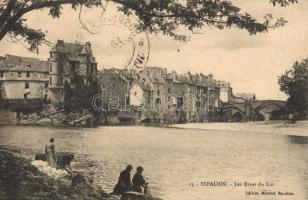 Espalion. Les Rives du Lot / The banks of the Lot, bridges (EK)
