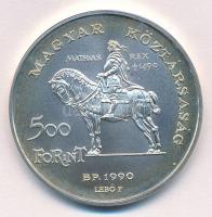 1990. 500Ft Ag "Mátyás király / Beatrix" T:BU
Adamo EM113