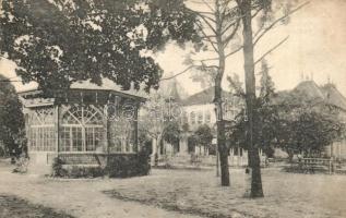 1918 Pöstyén, Pistyán, Piestany; park és zenepavilon / park with music pavilion (EK)