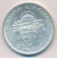 1938. 5P Ag "Szent István" T:1-,2
Adamo P8.1