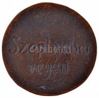 DN "Szeptember végén" Br emlékérem (55mm) T:2