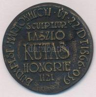 Kutas László (1936-) 1994. Br névjegyérem (42mm) T:2