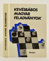 Kevésbábos magyar feladványok. Szerk.: Bakcsi György. Bp.,1982, Sport. Kiadói kartonált papírkötésben.