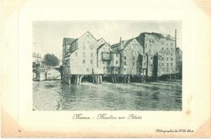 Meaux. Moulins sur Pilotis / Mills on Stilts, bridge