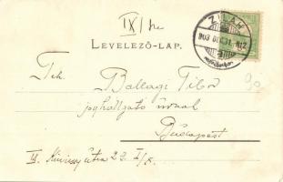 1903 Zilah, Zalau; Ifj. Orbán Károly építőmester 25. éves jubileuma alkalmából / 25th anniversary of...