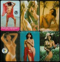 1983-1988 6 db erotikus kártyanaptár