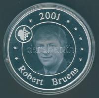 Hollandia 2001. "Holland pénzek krónikája" Ag emlékérem, 25,1g T:PP Tanúsítvánnyal!