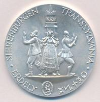 Kiss Nagy András (1930-1997) 1973. "Magyar Nemzetért / Erdély" Ag emlékérem (31,47g/0,999/...