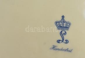 Lippelsdorf tálka készlet, matricás,  jelzett, hibátlan, d: 8,5 cm (6) cm és d:18,5 cm